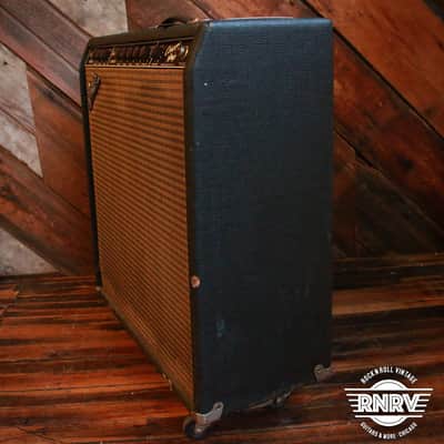 Fender Concert 6G12-A Brownface 40-Watt 4x10" Guitar Combo 1960 - 1963 - Brown image 5