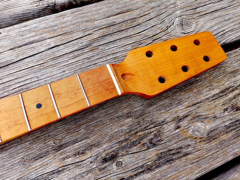 Telecaster snakehead Hals, geröstetes Ahorn Bild 1