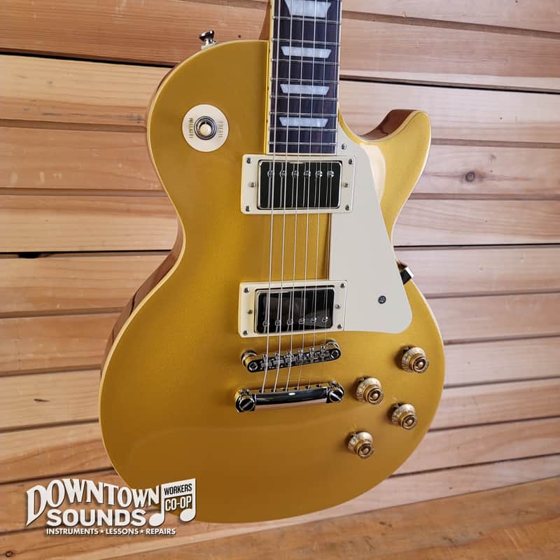 Epiphone Les Paul Standard 50s with Epiphone Premium Gig Bag - Gold Top image 1