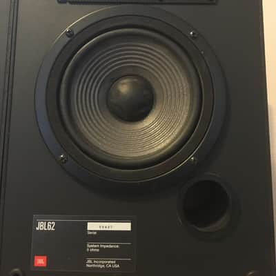 JBL 62 studio stereo reference speakers matched pair natural color image 2