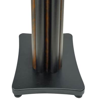 (2) Rockville RockShelf 58D 360w Dark Wood 5.25" Bookshelf Speakers+28" Stands image 4