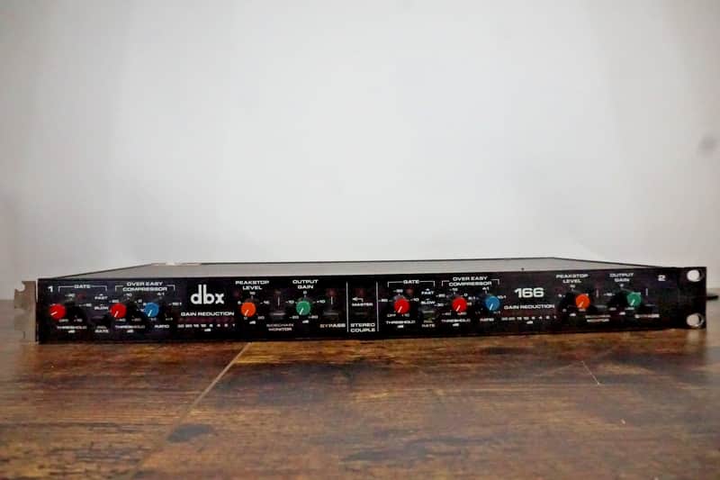 DBX 166 Dual Compressor Vintage Rack Mount TESTED image 1