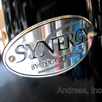 Toca Synergy Series Fiberglass Conga Drum Set w/ Stand - Black image 5