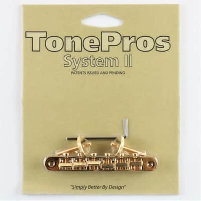 TONEPROS ABR-1 REPLACEMENT TUNE-O-MATIC GOLD image 4