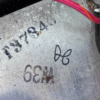 1967 Fender Bassman Guitar Amplifier / Blackface Bass Amp 50 Watt Tube Vintage Guitar Amp imagen 12
