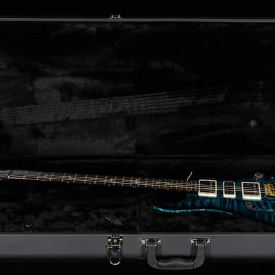 PRS Wood Library Willcutt Exclusive Special Semi-Hollow Quilt Maple Cobalt Smokeburst 10 Top (054) image 7