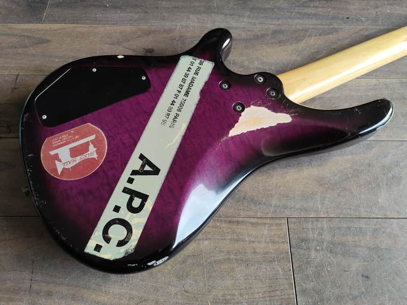 1990's Fernandes Japan FRB-40 PJ Revolver Bass (Purple | Reverb