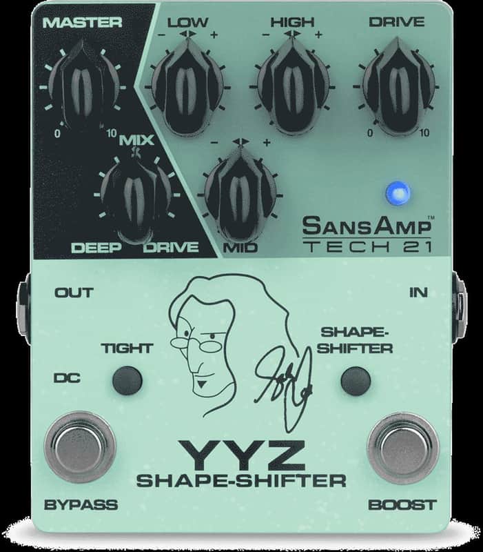 Tech 21 YYZ Geddy Lee Shape-shifter Signature SansAmp Pedal image 1