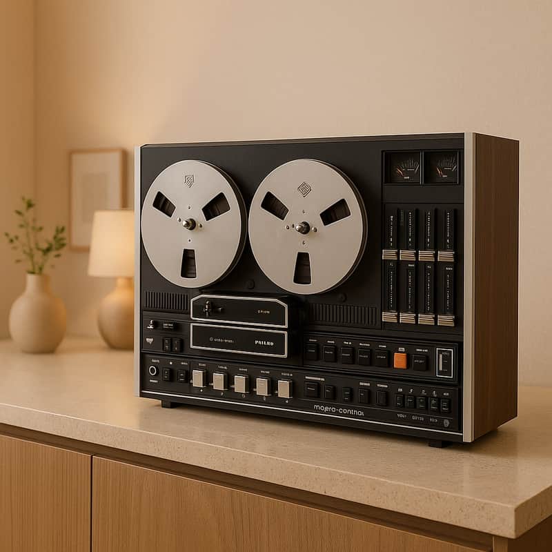 Philips N4511 Rare Vintage Reel-to-Reel Tape Recorder Warranty Working image 1