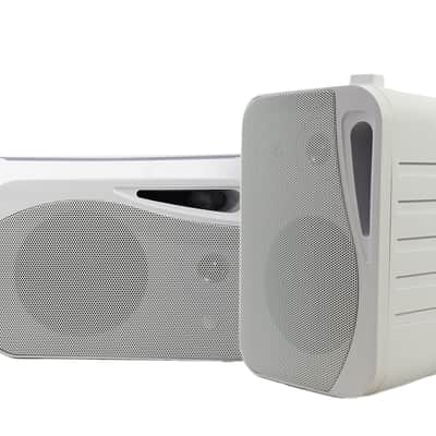 Pair Rockville HP4S 4" Outdoor/ Indoor Home Theater Speakers w/ Swivel Bracket image 2