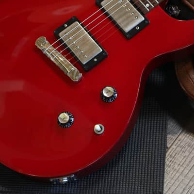 1998 Gibson Les Paul Special Studio Double Cut Electric Guitar Cherry Red + GB image 6