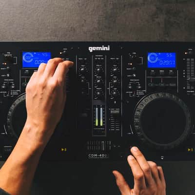 Gemini CDM-4000 MP3/CD/USB Dual DJ Media Player w. Mixer 2010s w. Carry Case image 3