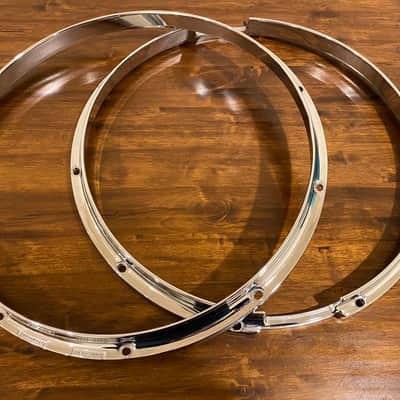 Ludwig 14" Twin Channel Die Cast 10-Lug Snare Drum Hoops (Pair)