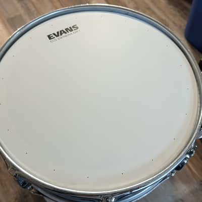 Tama Rockstar 14" x 5” Steel Snare Drum, Chrome, New Heads, Snare Wires, Lugs image 7