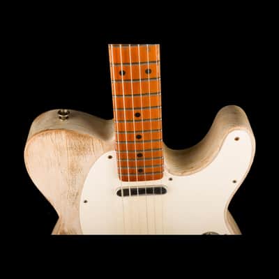 Used 2024 Fender Custom Shop Masterbuilt Paul Waller 1957 Telecaster Heavy Weathered White Blonde with OHSC image 3