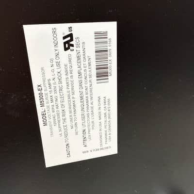 Panamax M5300-EX Home Theater Black Power Conditioner Surge Protector Tested image 18