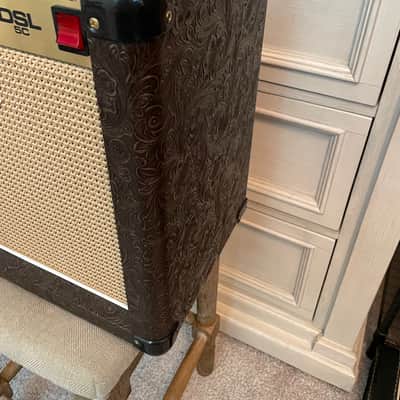 ULTRA RARE 2012 Marshall DSL5CCW Country Western Limited Edition AMP - Brown Tooled Leather image 4