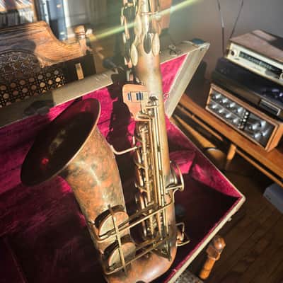 Benetone Tenor Saxophone w/ Original Case Serviced 1950s 1960s image 12