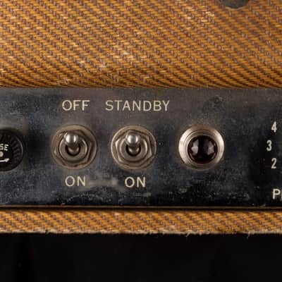 Vintage 1955 Fender Twin Amp Tweed  Guitar Amp Combo - Ry Cooder Collection image 12