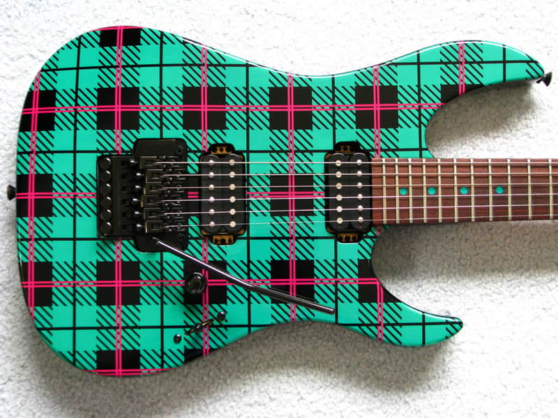 1993 Yamaha RGZ820R - Watermelon Plaid - Blues Saraceno Signed image 1