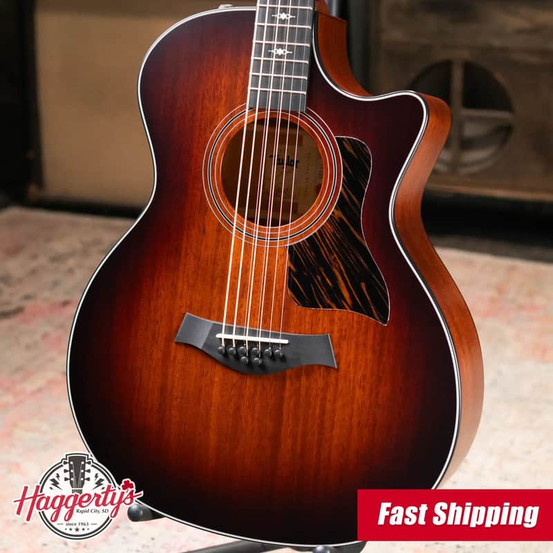 Taylor 324ce Baritone-8 LTD Grand Auditorium Acoustic/Electric Guitar with Hardshell Case image 1