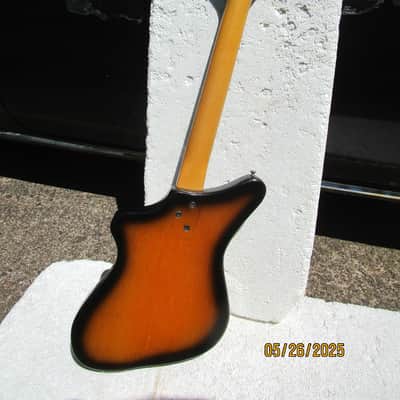 Alamo Fiesta Guitar, 1960's , Antonio, Texas, USA, 3 PU's, Case image 9