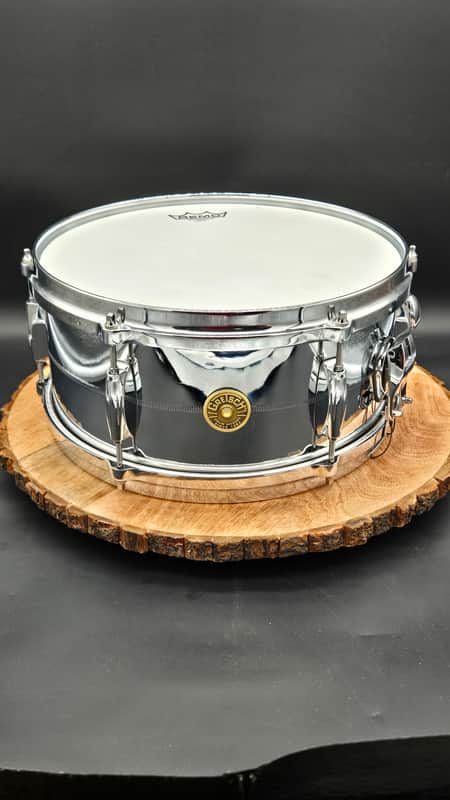 Gretsch G4168 USA Custom Chrome Over Brass 6x13" 6-Lug Snare Drum 2015 - Present - Chrome-Plated image 1