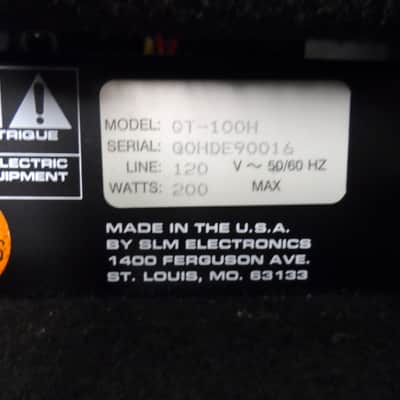 Crate Stealth GT100H 100 Watt Tube 3 Channel w Footswitch Amp Lee Jackson Designed High Gain GT-100H image 11