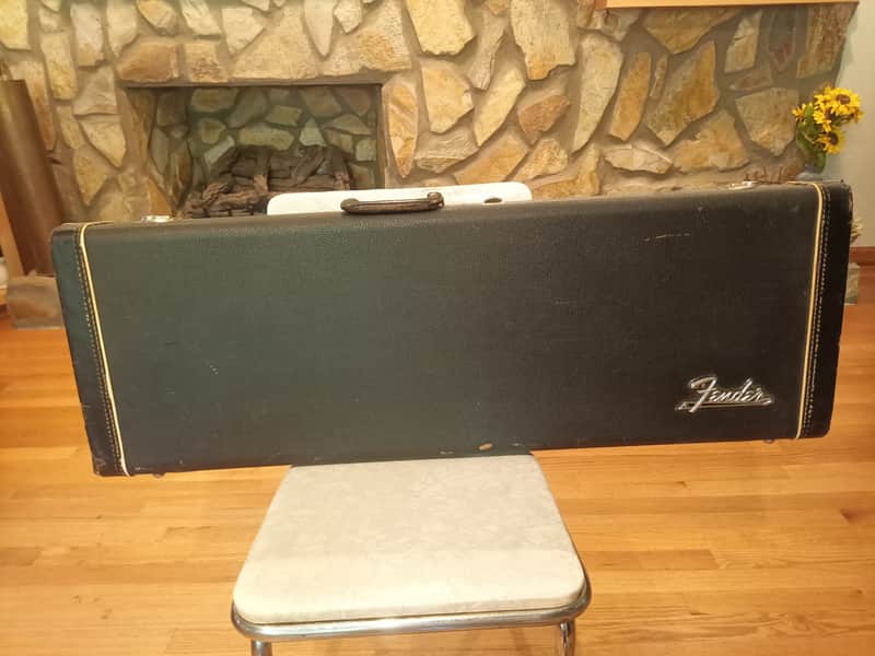 Fender Black hardcase Late 60s- Early 70s image 1