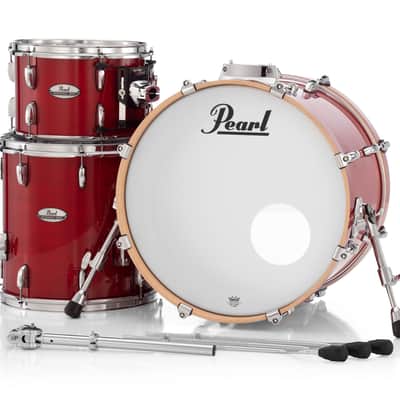 Pearl PMX Professional Maple Sequoia Red Lacquer Drums 20x14, 12x8, 14x14 Shell Pack | NEW | Authorized Dealer image 3
