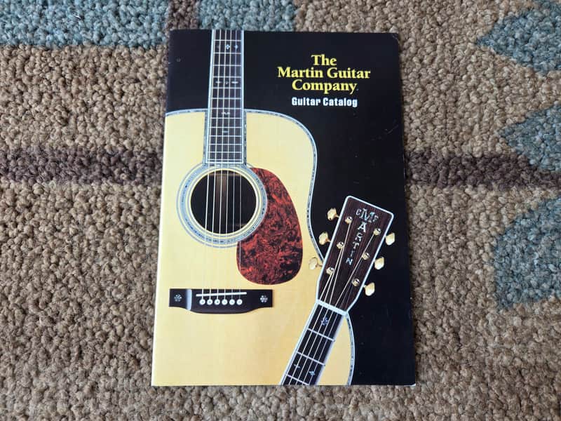 Vintage 1996 Martin Guitar Catalog! Rare, Original Case Candy, Paperwork! image 1