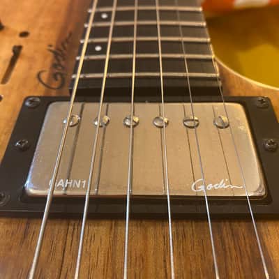 Godin A6 Ultra Koa HG Limited Edition Semi-Hollow 2010s - High-Gloss Natural image 7