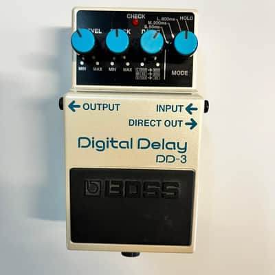 BOSS DD-3 Digital Delay Pink Label – 1990s | Reverb