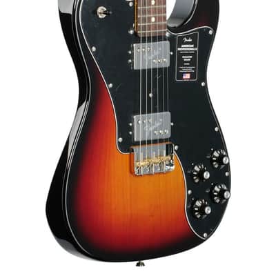 Fender American Pro II Telecaster Deluxe Rosewood 3 Color Sunburst W/C image 9