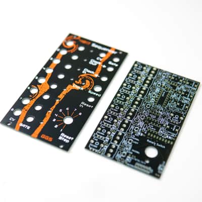 4017 Step Sequencer / Eurorack Synth / PCB & Front Panel / DIY CV/Gate Sequencer image 3