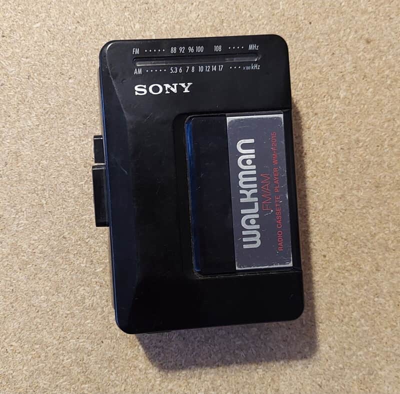 Vintage Sony Walkman WM-F2015 FM/AM Radio Cassette Player Stereo image 1