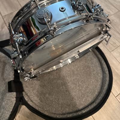 DW Collector's Series True-Sonic Brass 5x14" Snare Drum 2014 - Present - Chrome image 4