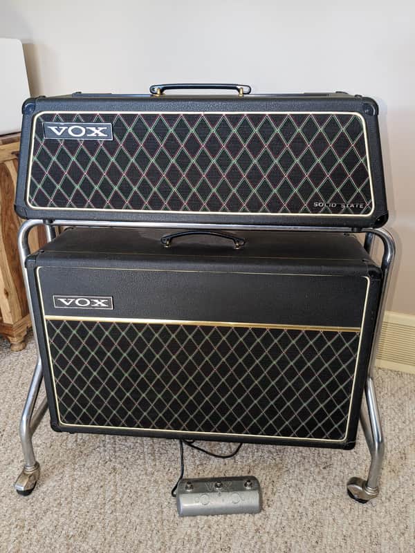 Berkeley III Super Reverb 2-Channel 35-Watt 2x10" Piggyback Guitar Amp 1968 - 1971 - Black image 1