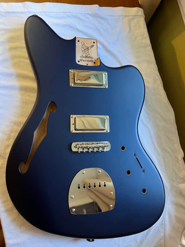 Warmoth Jazzmaster - Klein Firebirds - Chambered Satin Spectra
