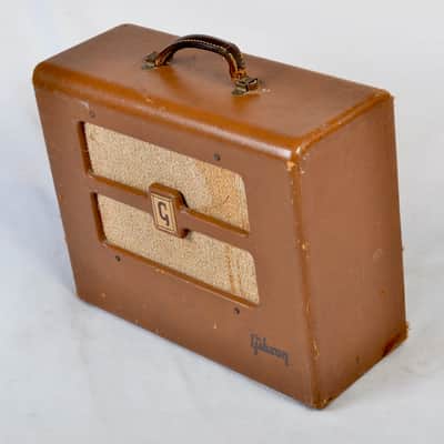 Gibson BR-6F 3-Input 10-Watt 1x10" Guitar Combo 1953 - Brown image 4