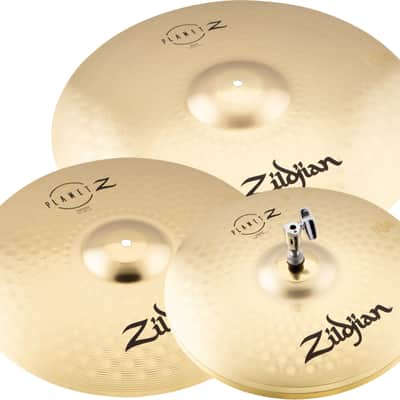 Zildjian Planet Z Complete Cymbal Pack w/ 14" Hi-Hats, 16" Crash & 20" Ride Cymbals image 3