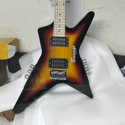 4 Strings Bass /6 Strings Lead Double Sided, Neck Through, Busuyi Guitar Mini Pro 2023 image 1