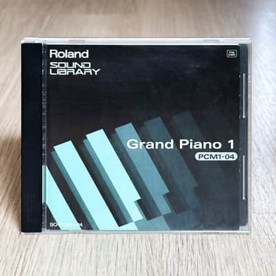 Roland JV + JD Series // Waveform Data ROM Card // SO-PCM1-04 Grand Piano 1 // Boxed