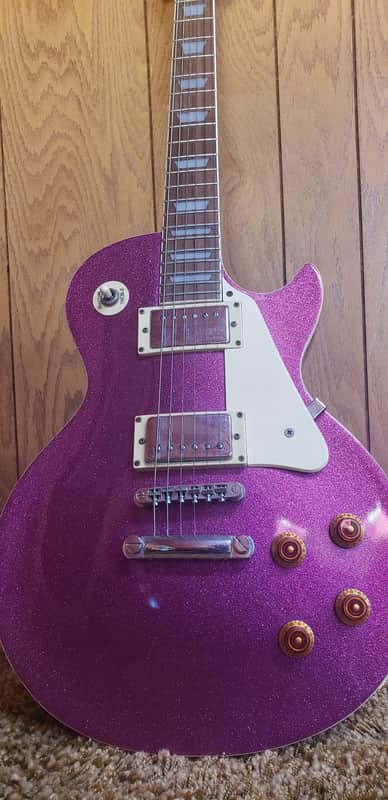 RARE Epiphone Les Paul 1998 Purple Sparkle | Reverb