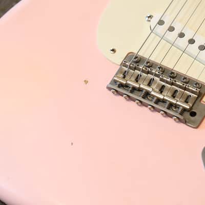 MINT! 2023 Nash S-63 Electric Guitar Shell Pink Relic + Fender Case image 6
