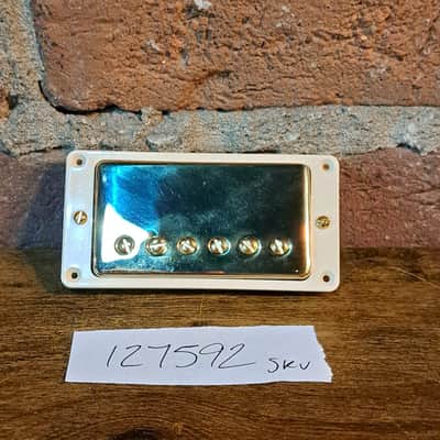 Gibson Custom Shop CustomBucker PAF Pickup (2020s -Gold w Cream Pickup Ring) image 2