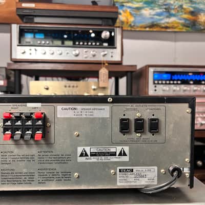Vintage Teac A-919 DC 110 watts per channel Integrated Stereo Amplifier Phase Inverted Drive System image 9
