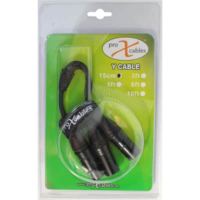 ProX XC-YXF 6  XLR-F to Dual XLR-M Balanced High Performance Audio Y Cable image 3
