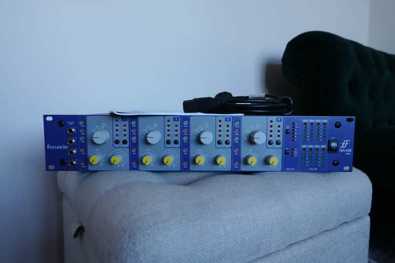 Focusrite ISA 428 MKII 4-Channel Microphone Preamp INC. ADAT Digital Card image 1