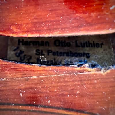 Old Grafted Montagnana Label Violin attributed to Nicholas Vasich 4/4 image 6